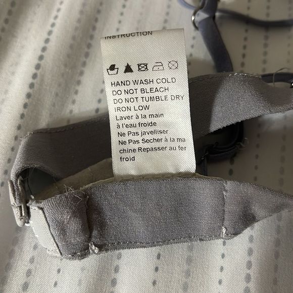 NYTT Minimalist Crochet Lavender over nude SEXY Bralette XS - Picture 5 of 5